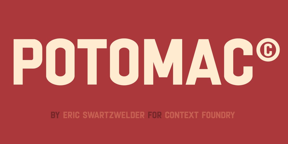 Potomac font