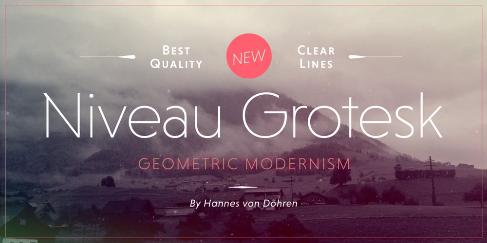 Niveau Grotesk font