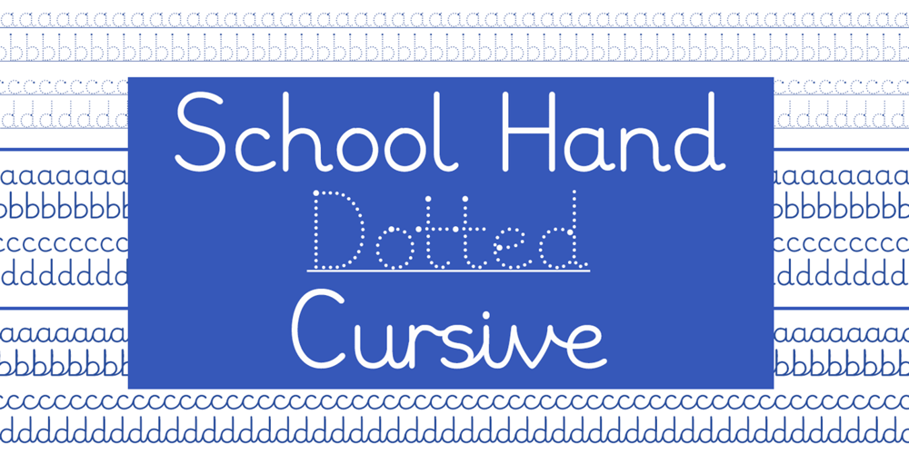 School Hand font