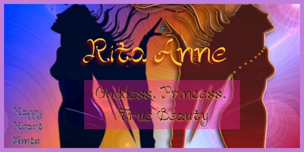 Rita Anne font