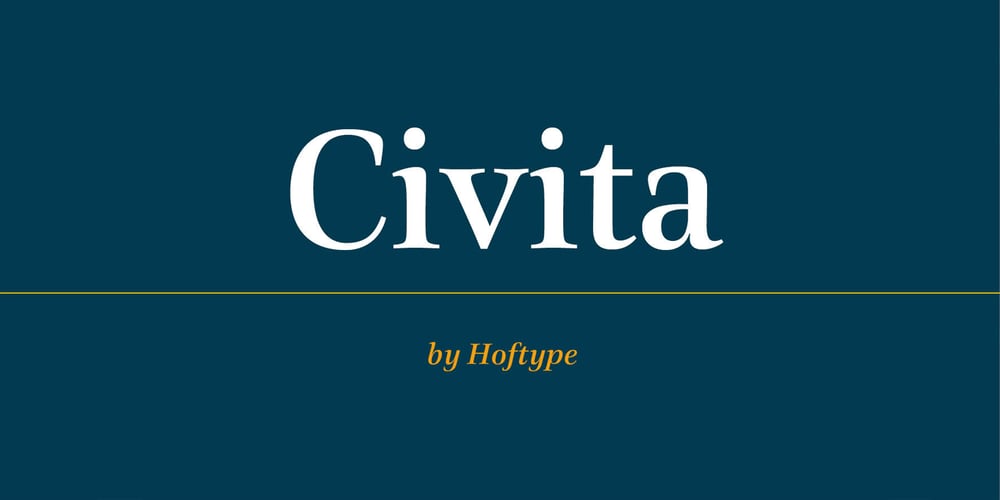 Civita font