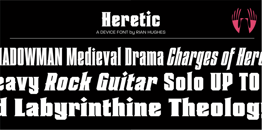 Heretic font