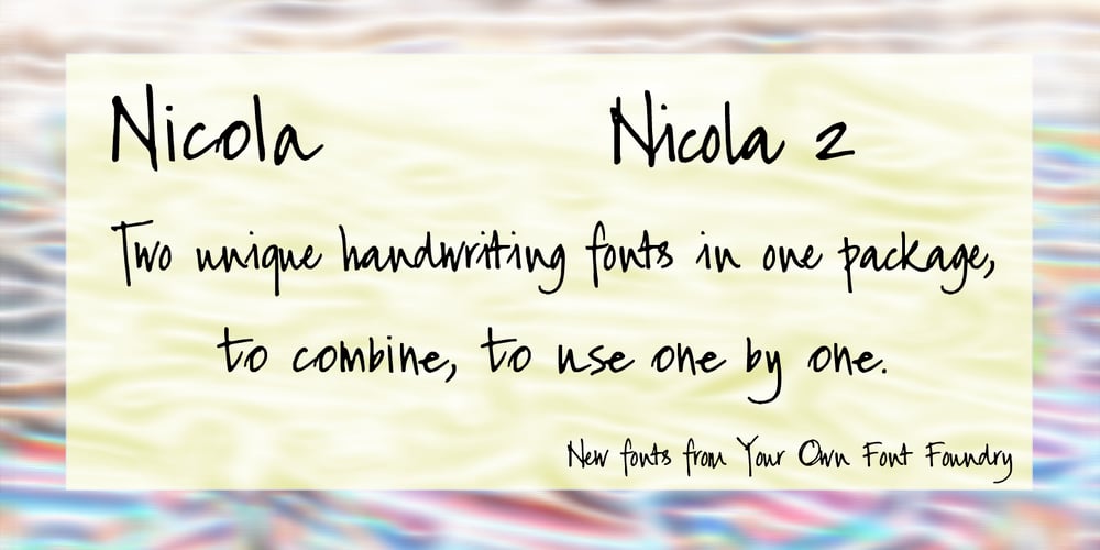 Nicola YOFF font