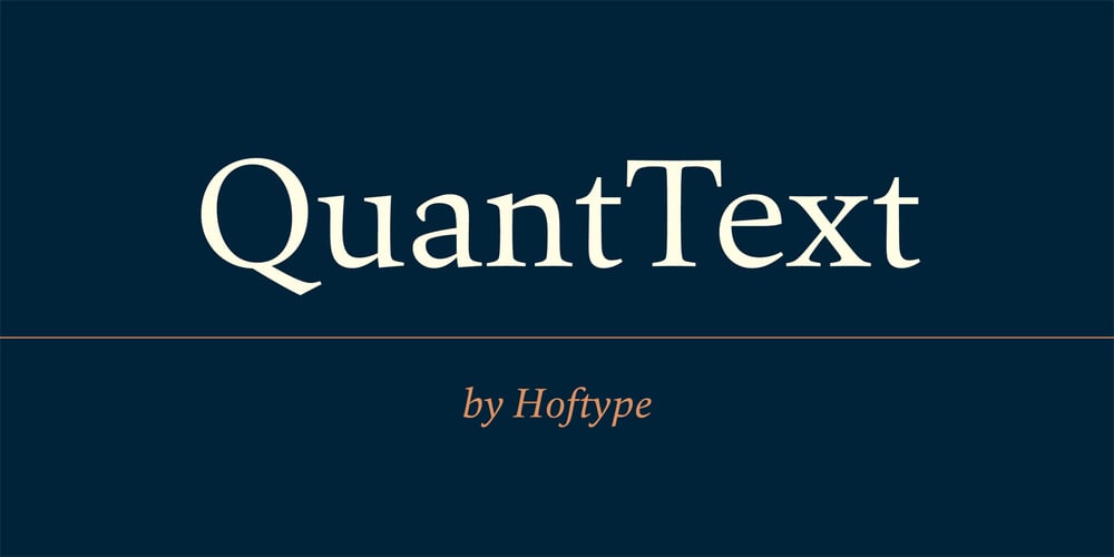 Quant Text font