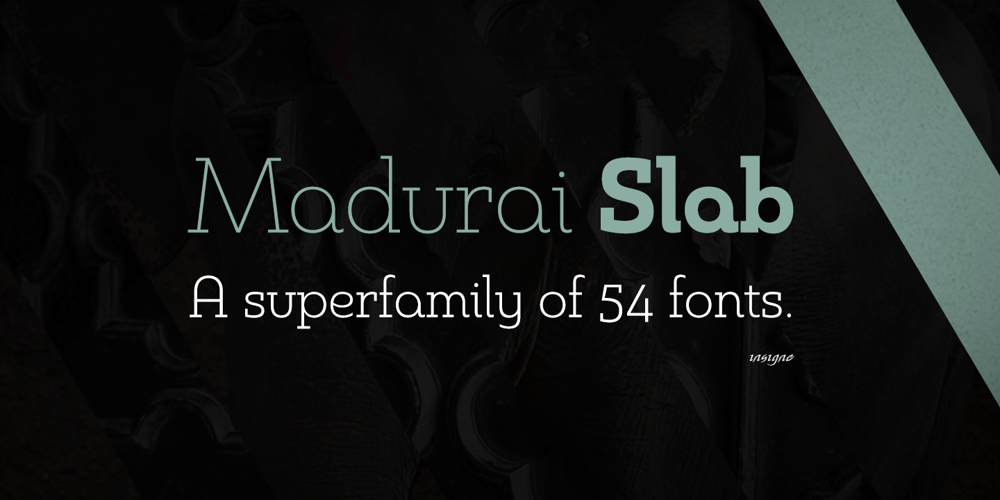Madurai Slab font
