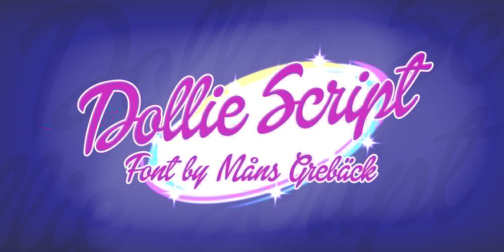Dollie Script font
