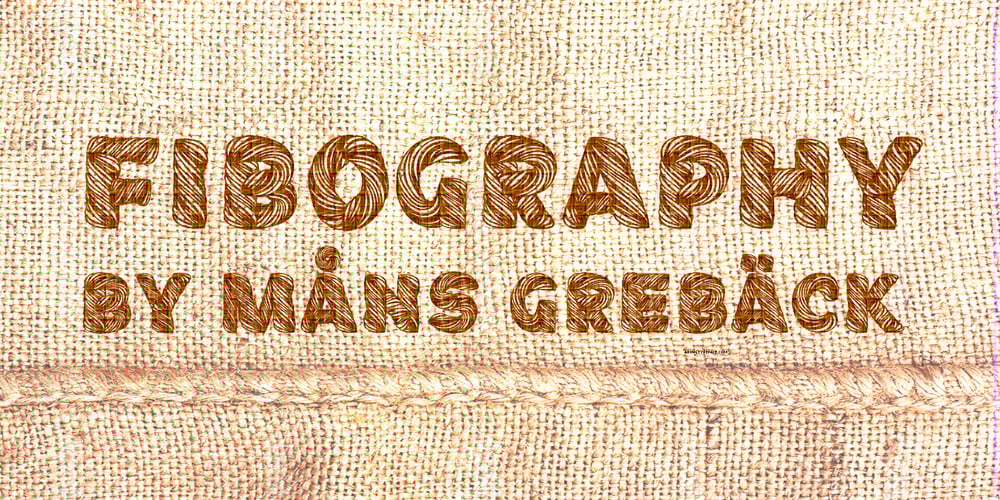 Fibography font