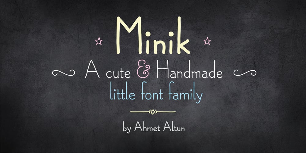 Minik font
