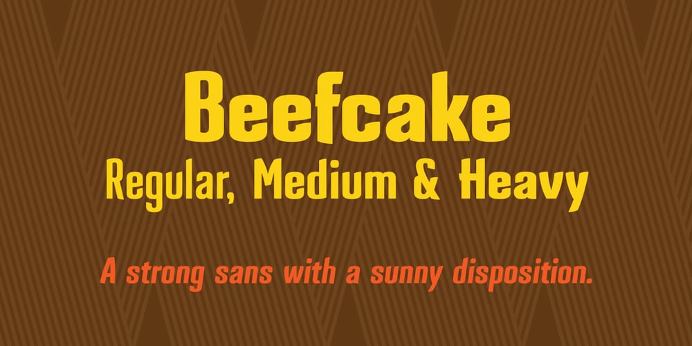 Beefcake font