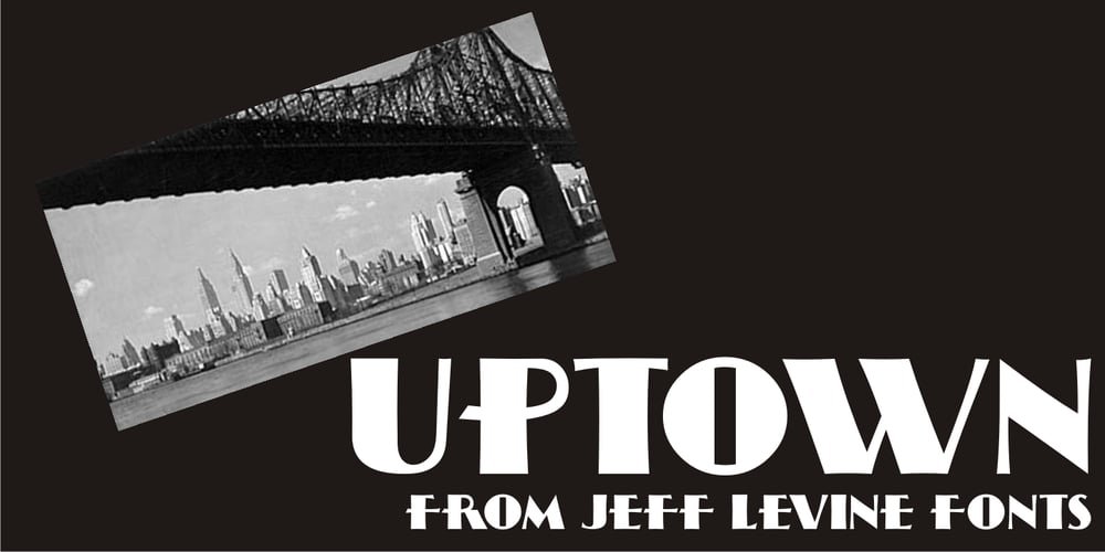 Uptown JNL font