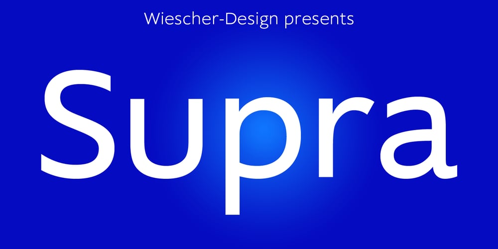 Supra font