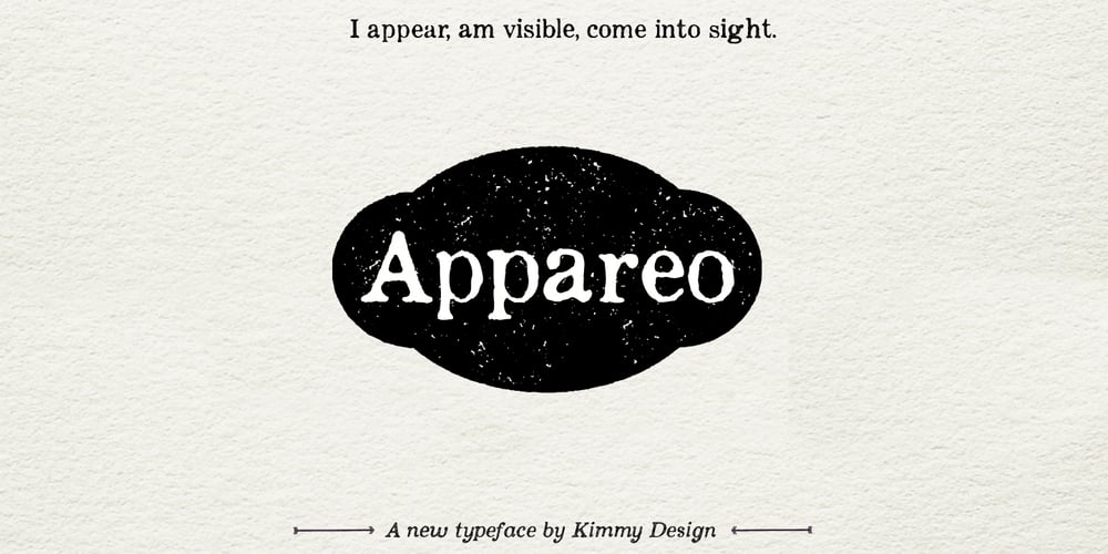 Appareo font