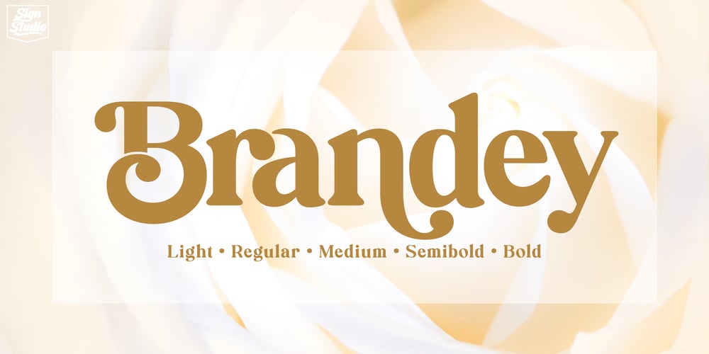Brandey font