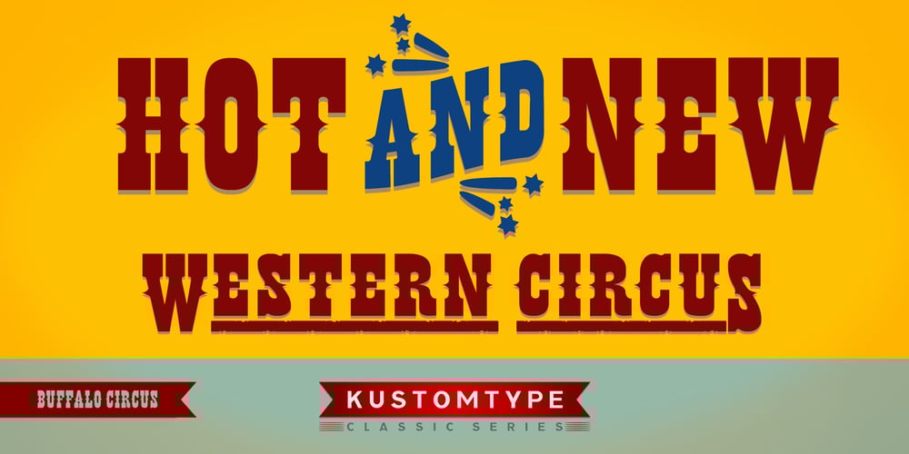Buffalo Circus font