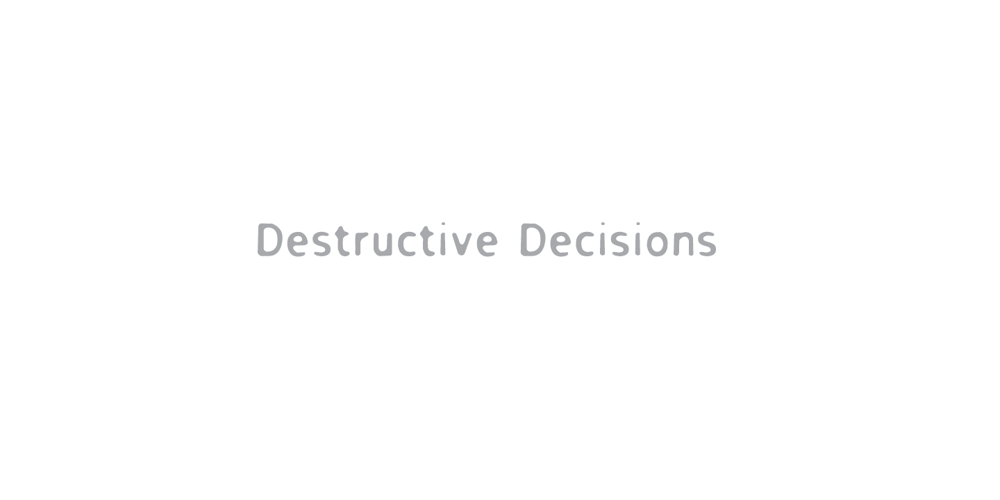 Destructive Decisions font