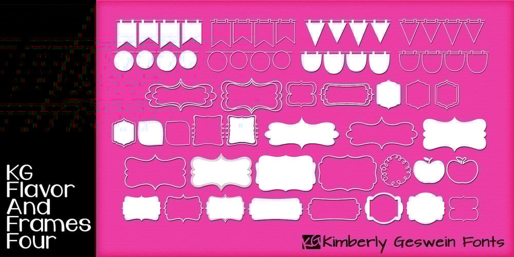 KG Flavor And Frames Four font