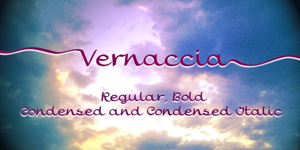 Vernaccia font
