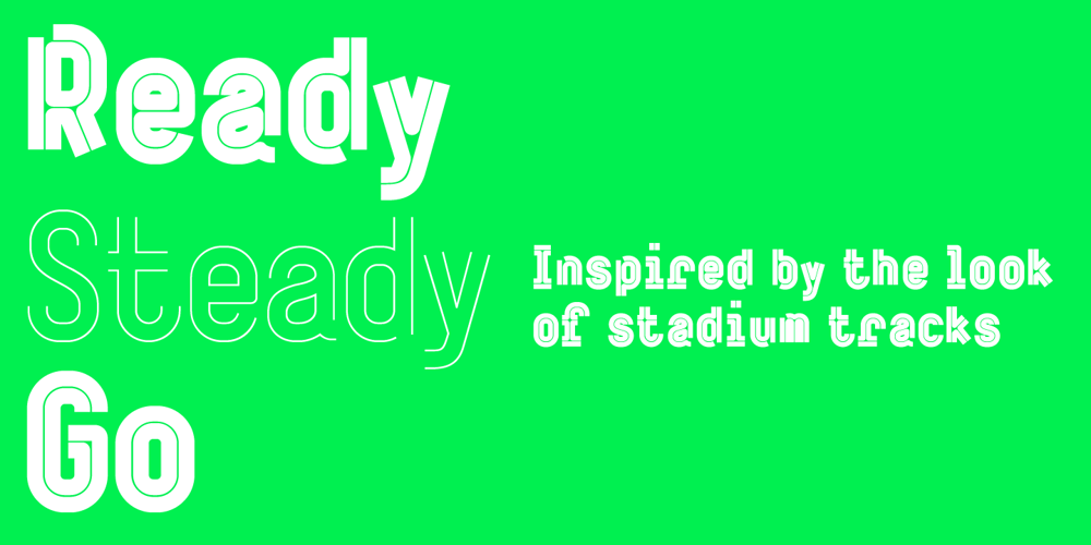 ReadySteadyGo font