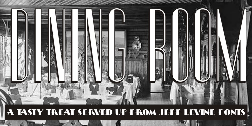 Dining Room JNL font