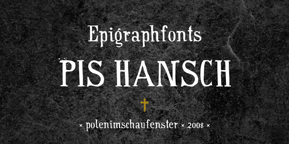 PiS Hansch font