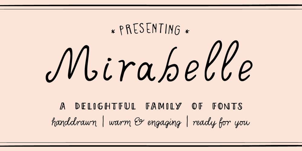 Mirabelle font