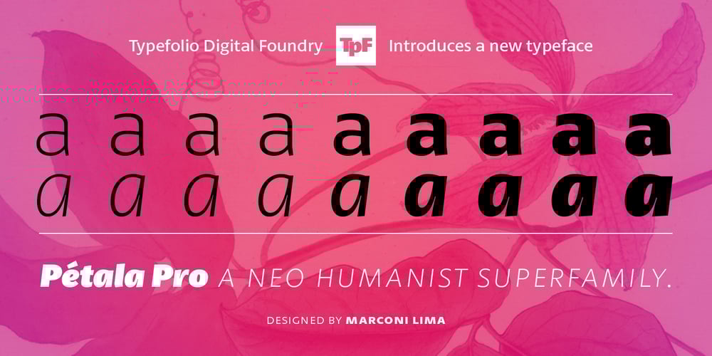 Petala Pro font