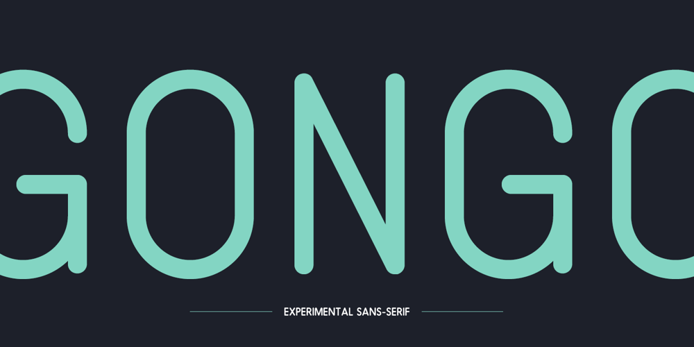 Gongo font