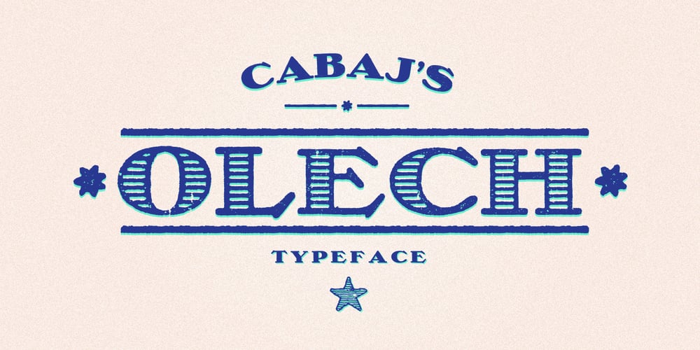 Olech font