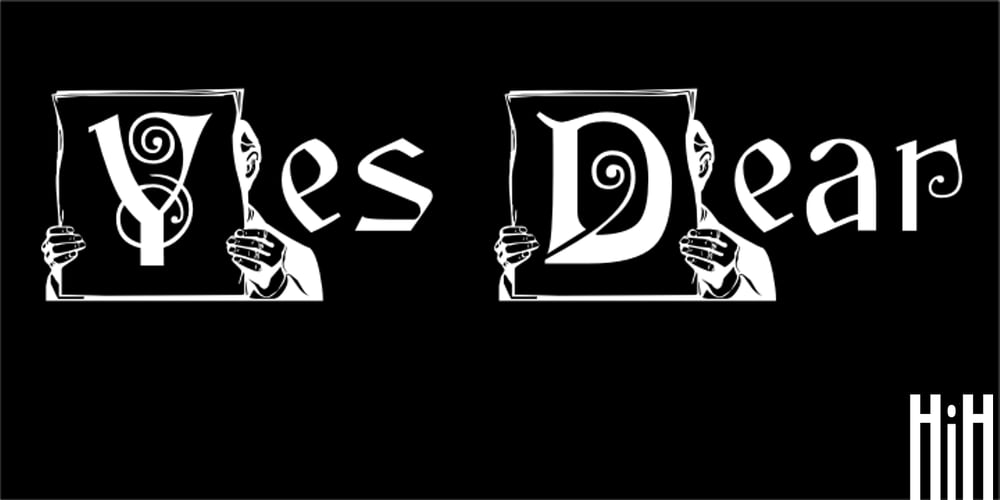 Yes Dear font