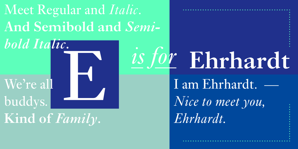 Ehrhardt MT font