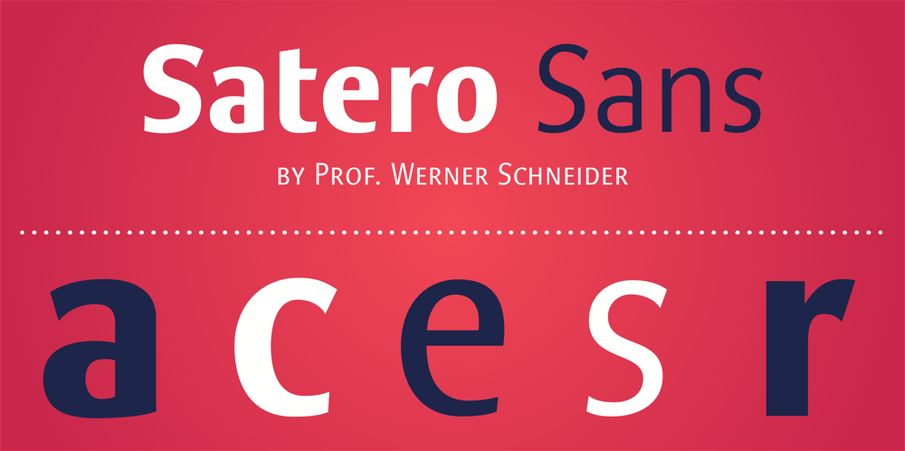 Satero Sans font