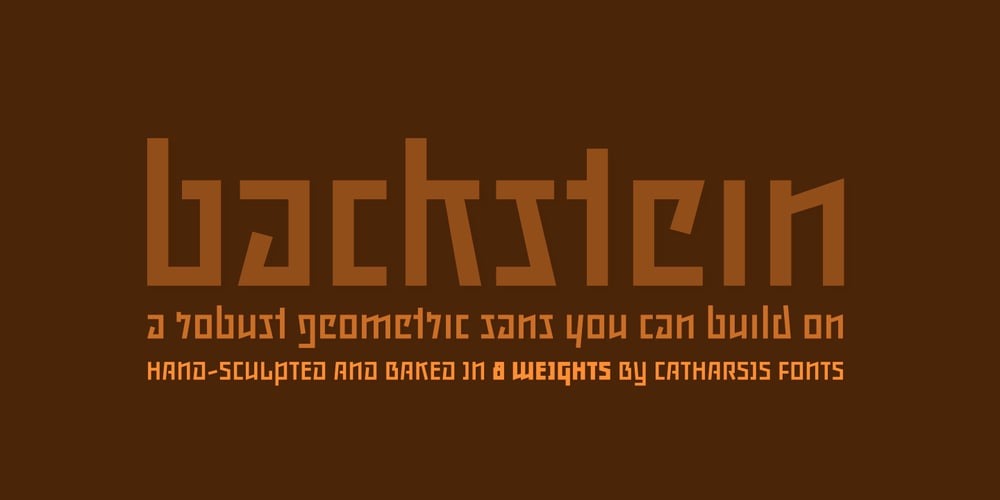 Backstein font