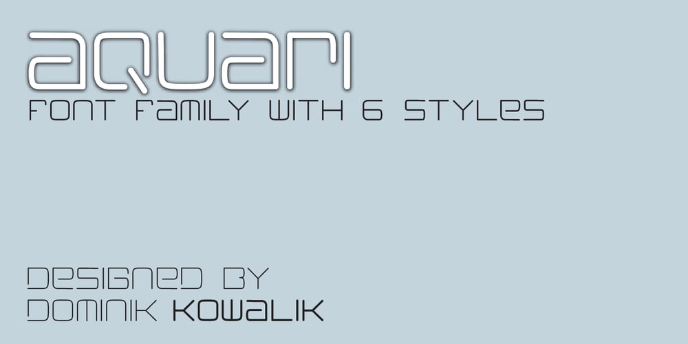 Aquari font