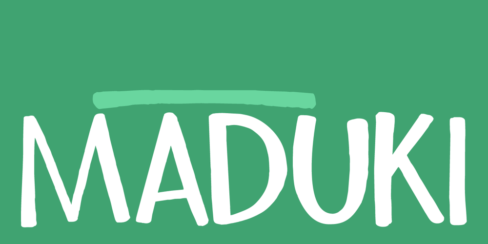 Maduki font