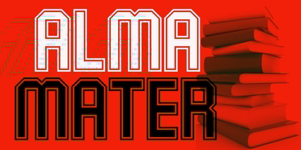 Alma Mater font