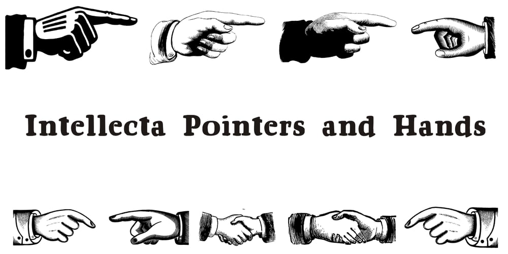 Intellecta Pointers And Hands font