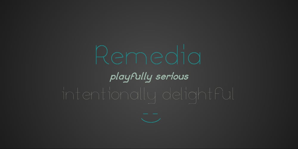 Remedia font