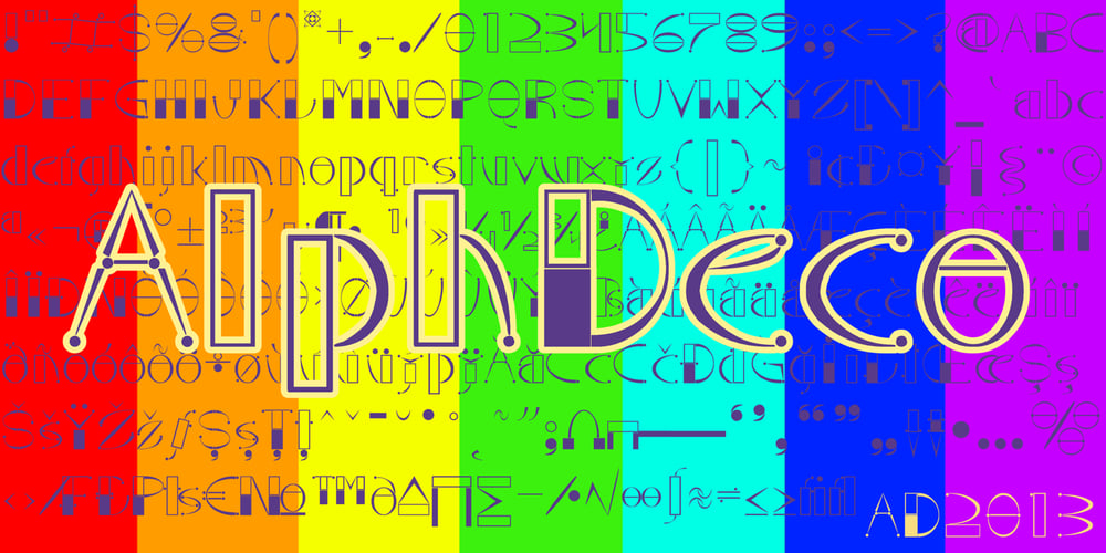 Alph Deco font