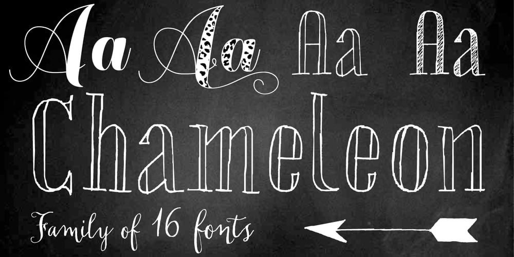Chameleon font