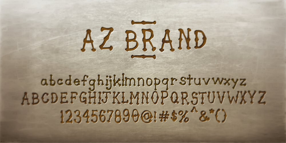 AZ Brand font