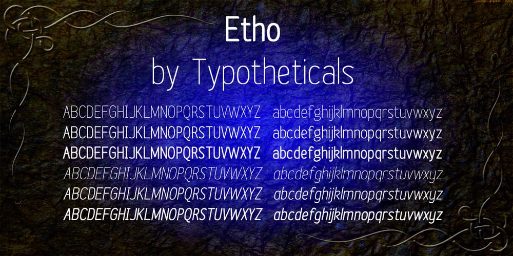 Etho font