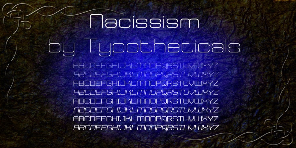 Nacissism font
