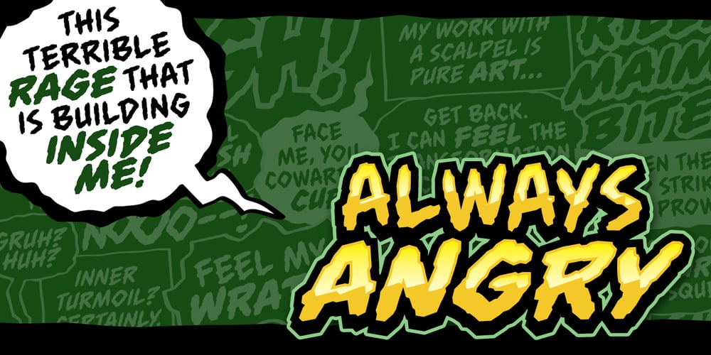 Always Angry BB font