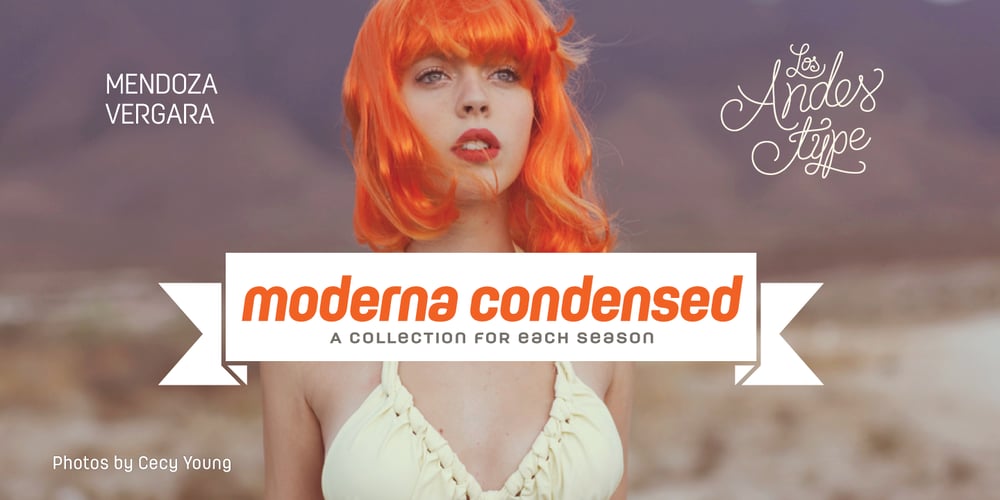 Moderna Condensed font