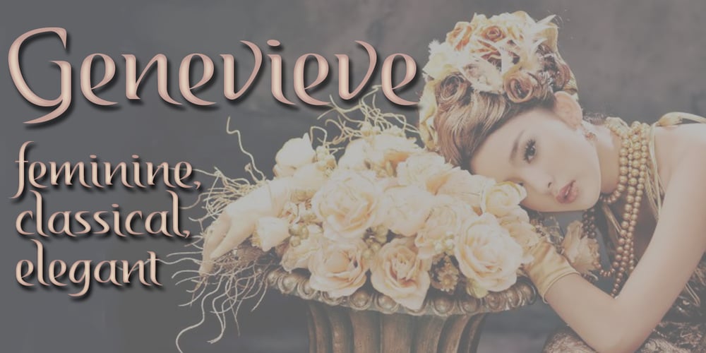 Genevieve font