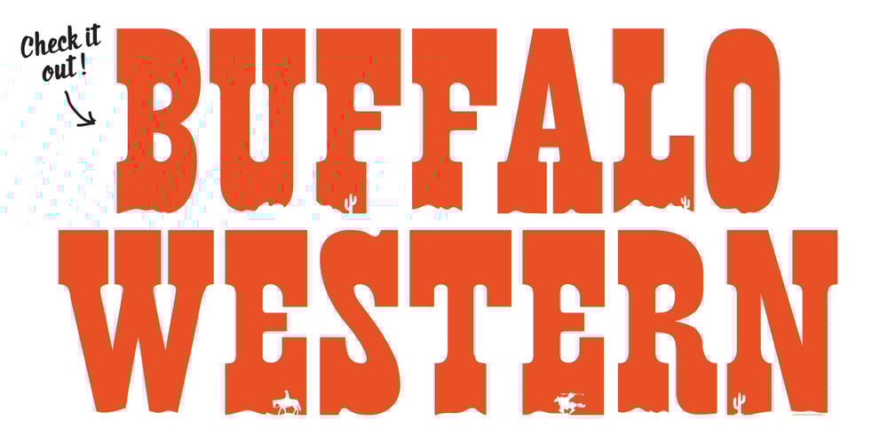 Buffalo Western font