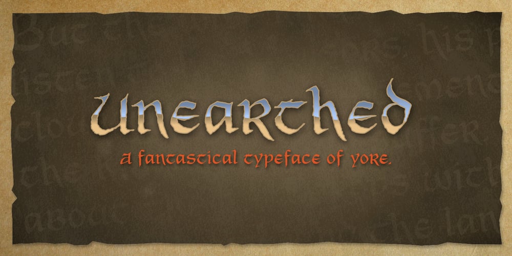 Unearthed BB font