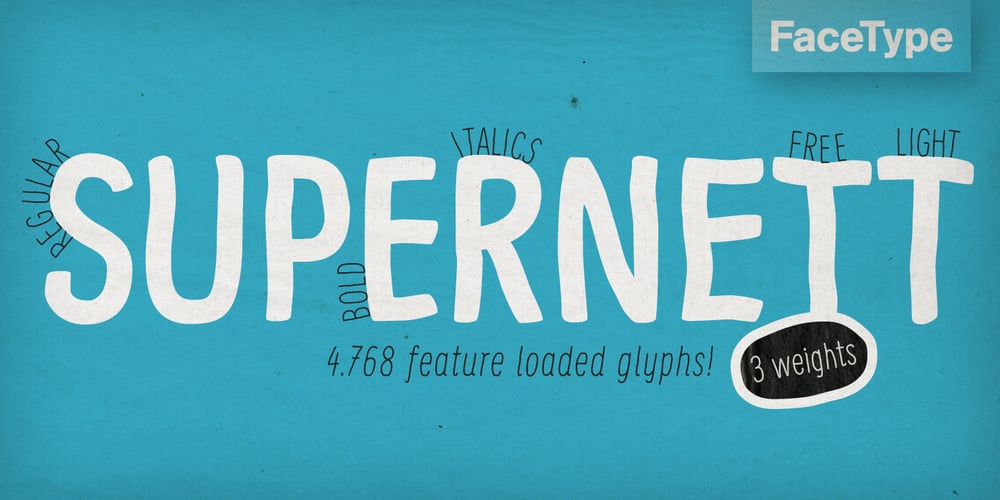 Supernett cn font