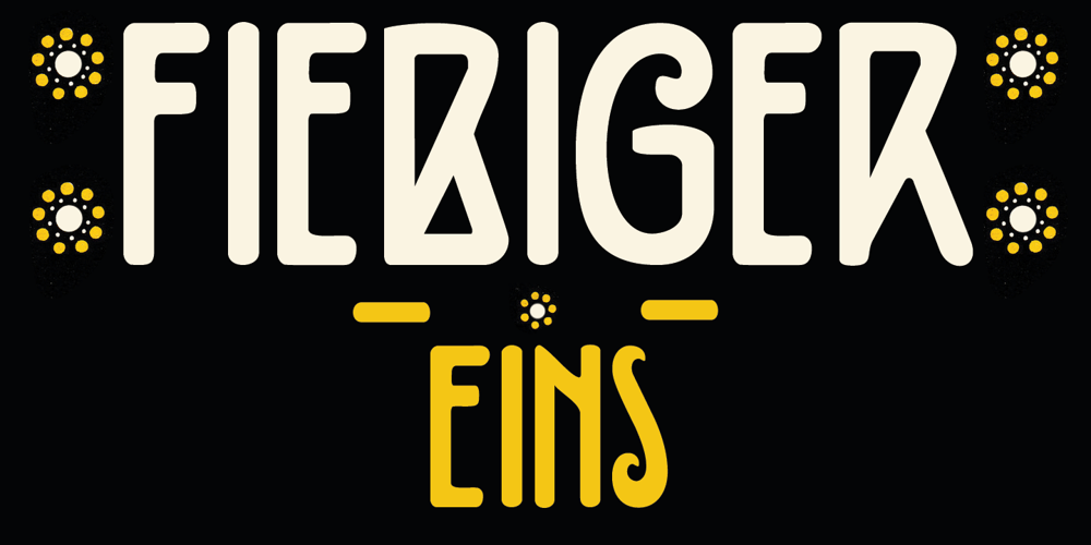 Fiebiger Eins font