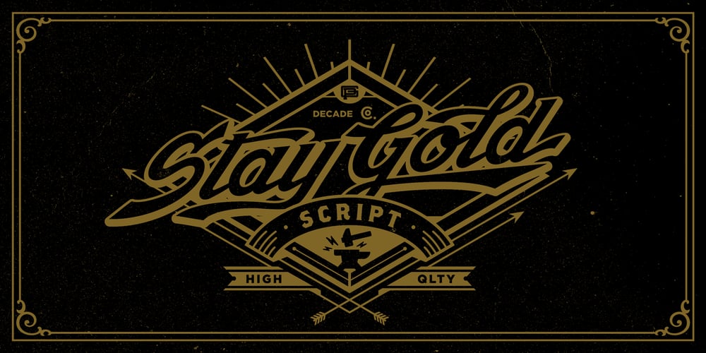 Stay Gold font